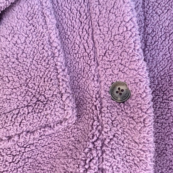 Purple Button Up Shacket - Size US S - Picture 4 of 7